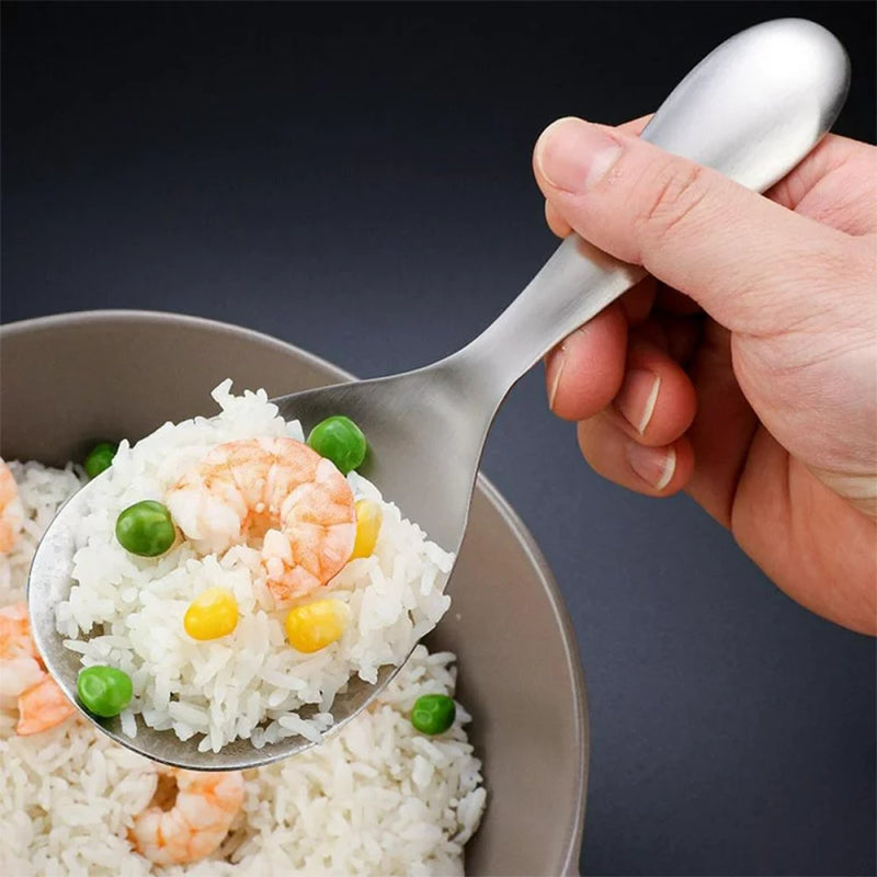 Thickened stainless steel non-stick rice spoon