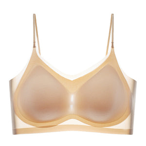 SUMMER SEAMLESS ULTRA-THIN PLUS SIZE ICE SILK COMFORT BRA