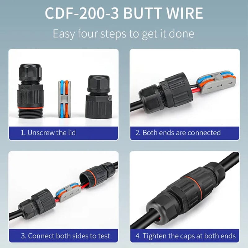 Outdoor Waterproof Electrical Wire Connector