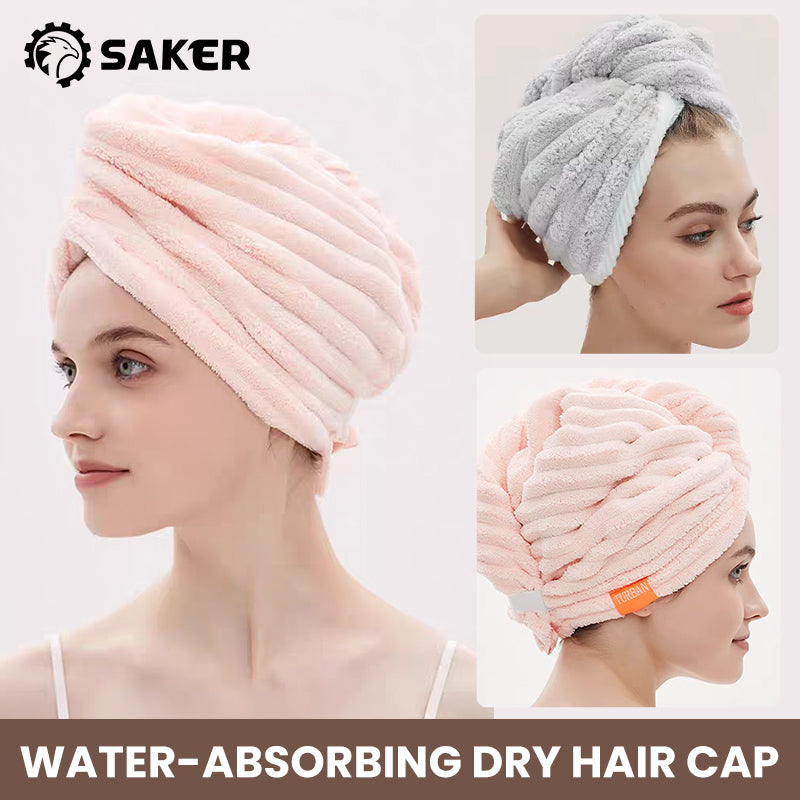 Coral Velvet Hair Dryer Cap