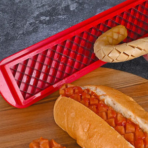 Perfect Criss-Cross Slots Hotdogs Slicer