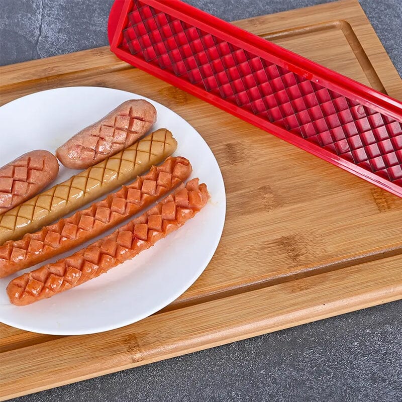 Perfect Criss-Cross Slots Hotdogs Slicer