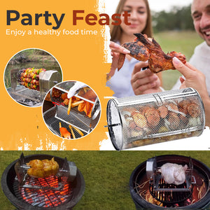 Stainless Steel Rotating Grill