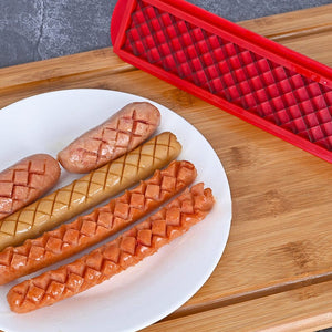 Perfect Criss-Cross Slots Hotdogs Slicer