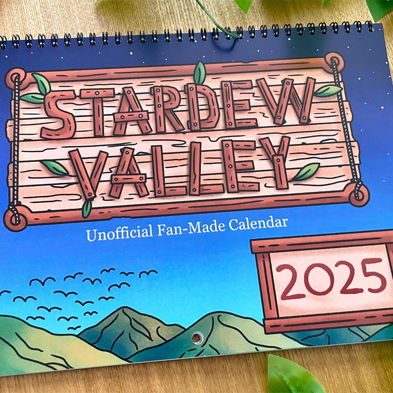 2025 Stardew Valley Fan Made Wall Calendar