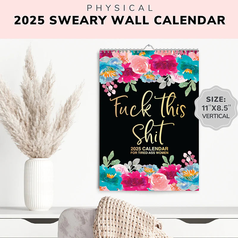 HERE WE FUCKING GO AGAIN 2025 CALENDAR- Best Seller