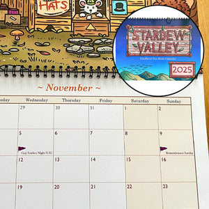 2025 Stardew Valley Fan Made Wall Calendar