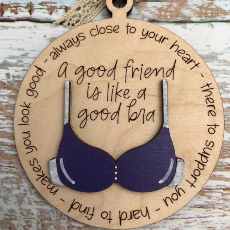 Funny Christmas Bra Ornament