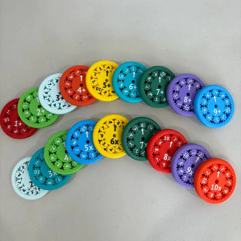 Math Facts Fidget Spinners