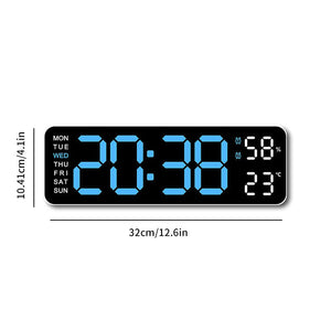 Upgraded Digital Wall Clock Large Display 9 inches