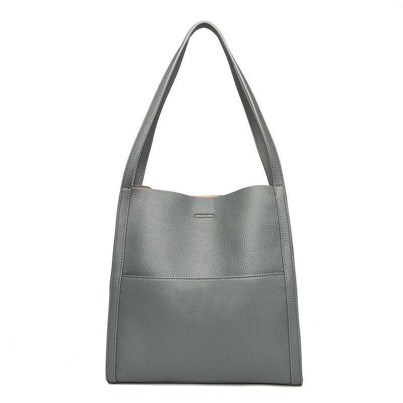 Solid Color Simple Shoulder Bag