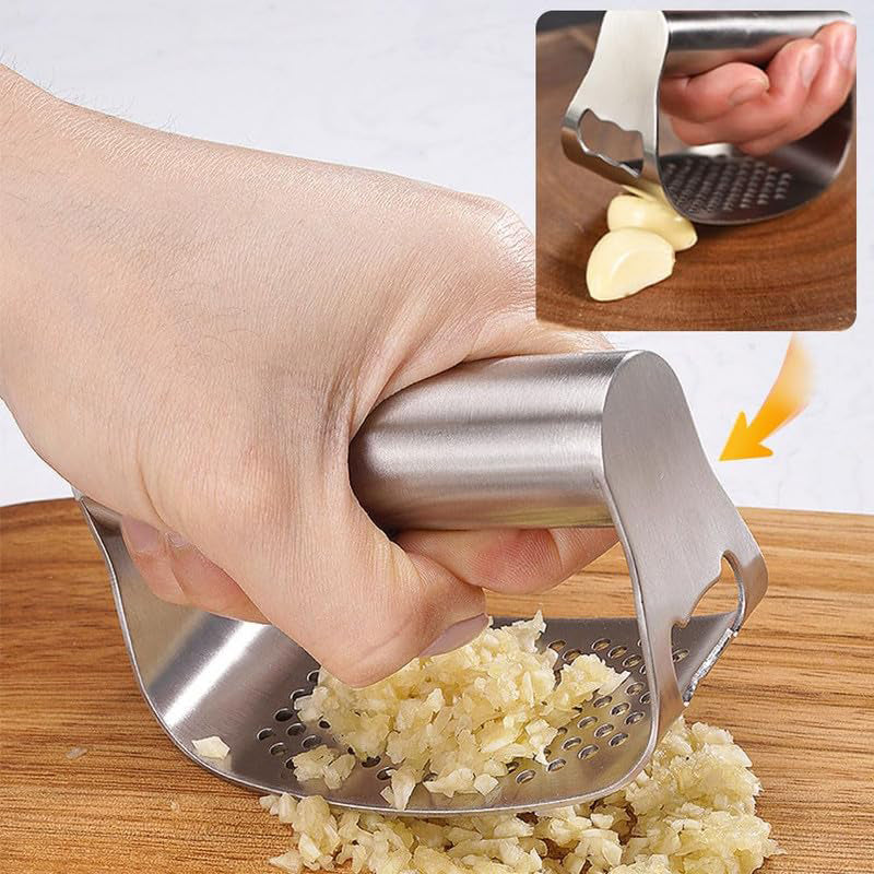 2024 New Stainless Steel Garlic Presser