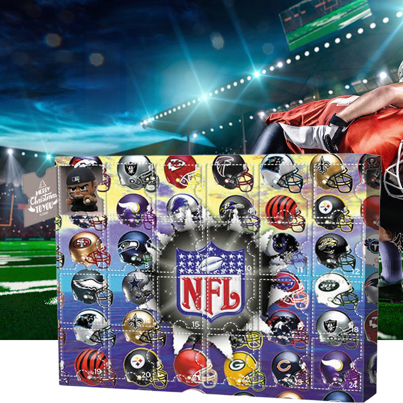 NEW NFL Advent Calendar - The One With 24 Little Doors