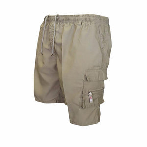 Men's casual elastic waist shorts