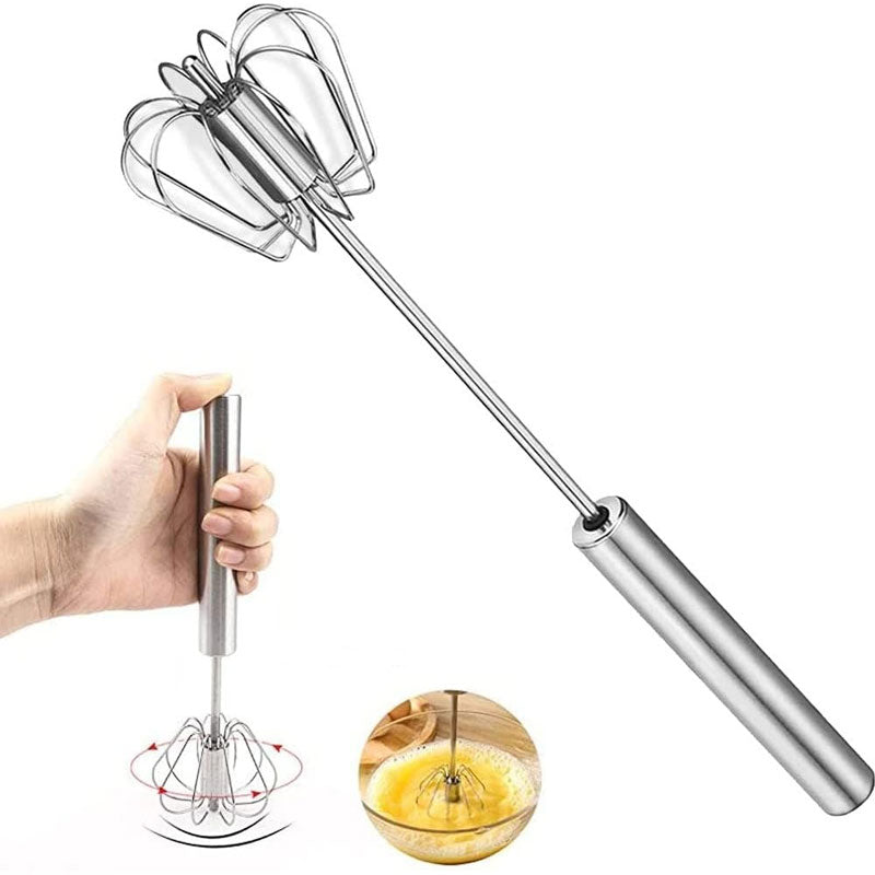 🥚Stainless Steel Semi-Automatic Whisk