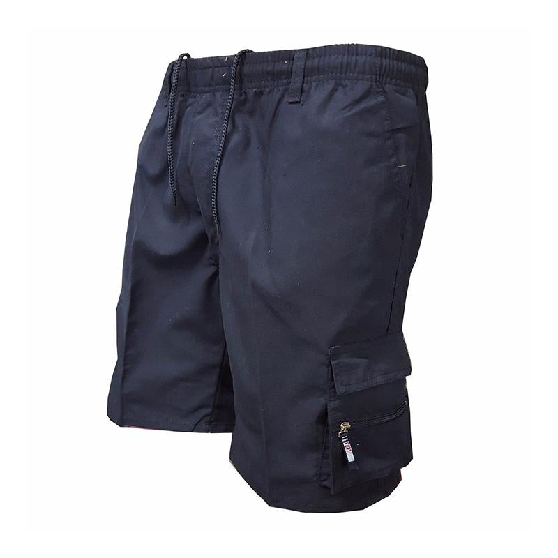 Men's casual elastic waist shorts