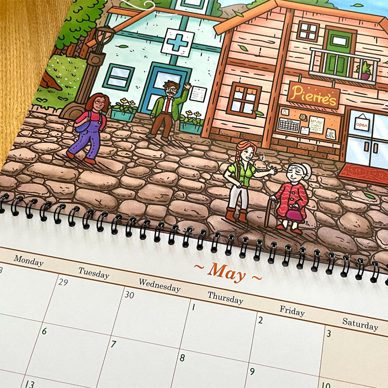 2025 Stardew Valley Fan Made Wall Calendar