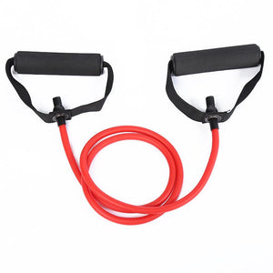 Double Toning Resistance Tube Heavy Quality Exercise Band for Stretching