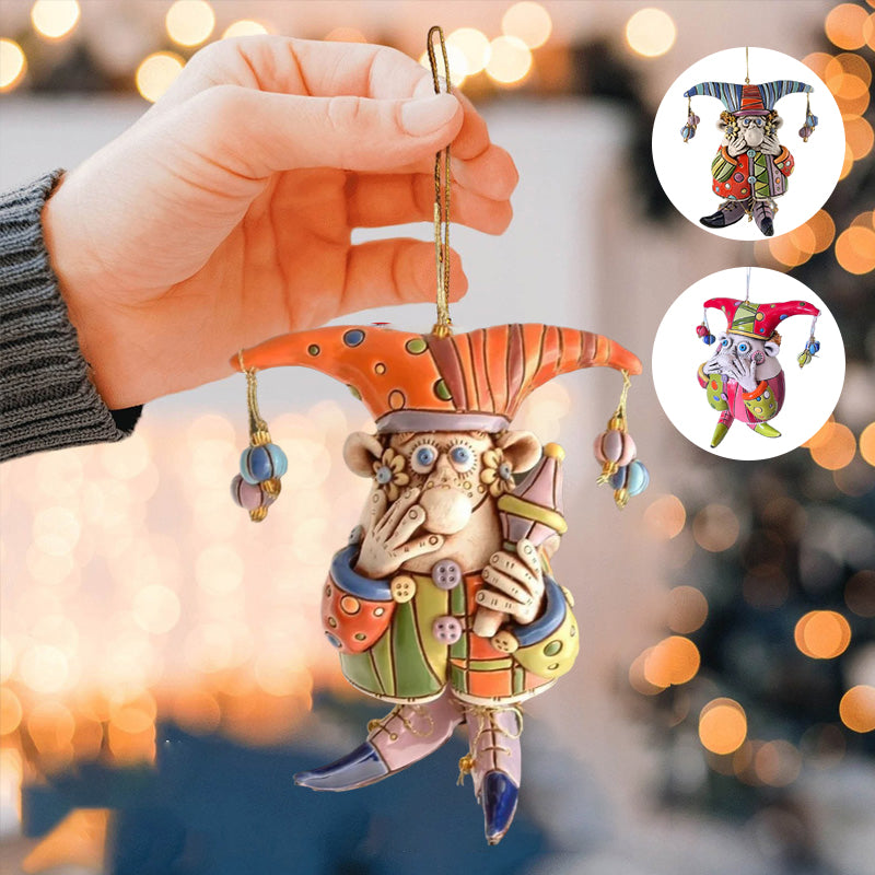 🌈Colorful Jester Bell Ornaments