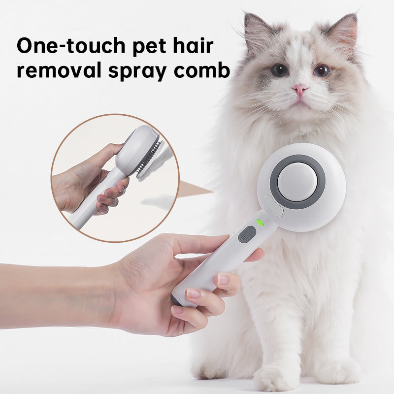 Premium Spray Cat Brush for Shedding