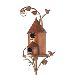 Birdhouse Garden Stakes