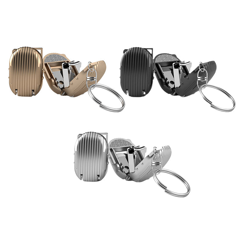 Portable Mini Folding Nail Clippers Keychain