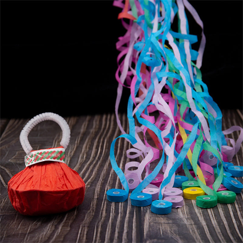 Colorful Hand Throw Confetti Streamers