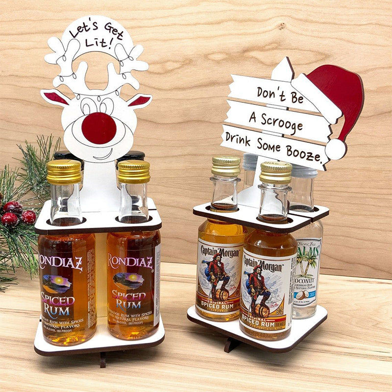 Christmas Mini Liquor Bottle Stand