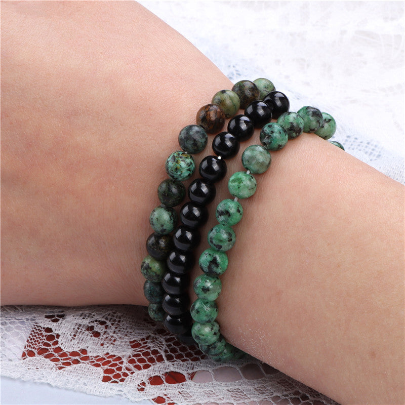 Agate Stress Relief Beaded Bracelet Set