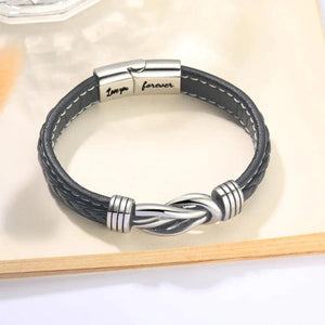 🎁Forever Linked Together Braided Leather Bracelet