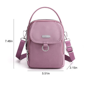 Lightweight Waterproof Multi-Pocket Crossbody Bag