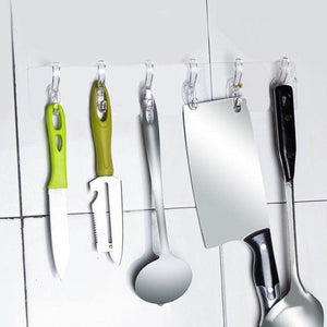 😍Multifunctional Transparent 6 Hooks