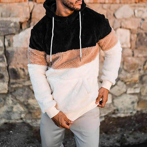 Casual Long Sleeve Plush Hoodie