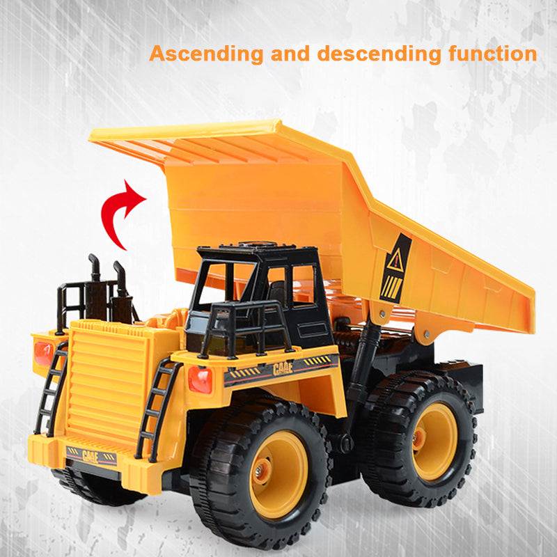 2.4Gh 6 Channel RC Dump Truck Excavator Toy