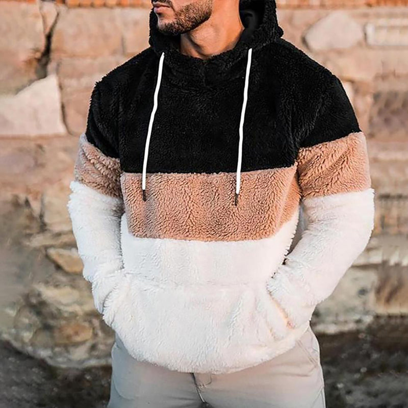 Casual Long Sleeve Plush Hoodie