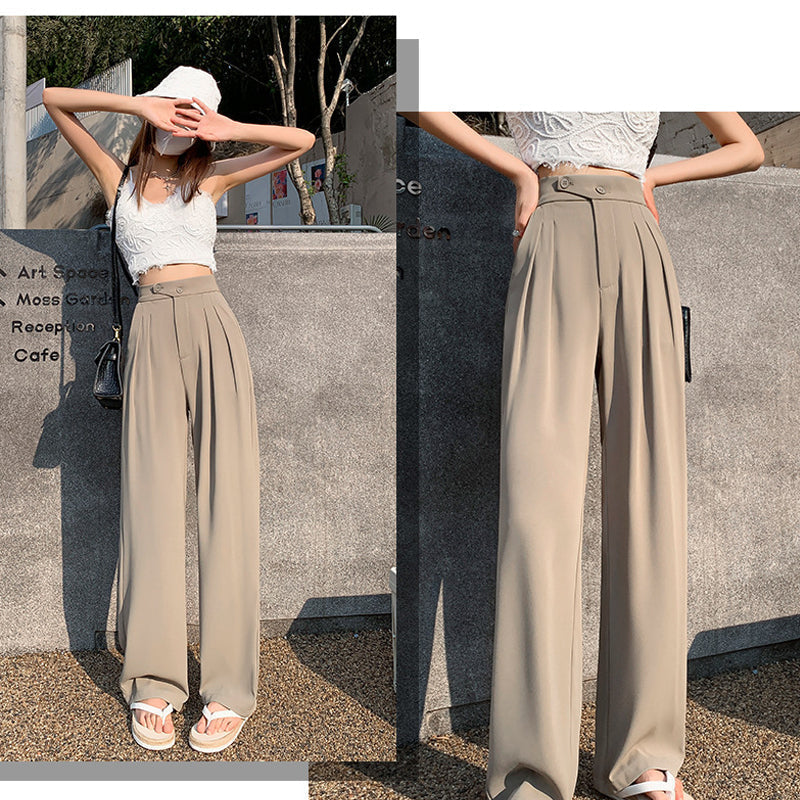 Woman's Casual Full-Length Loose Pants