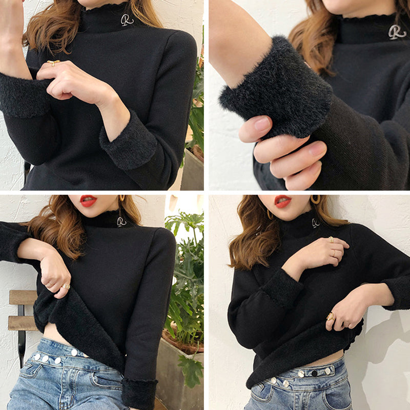 Women Fleece and Anti-Crease Base Sweater