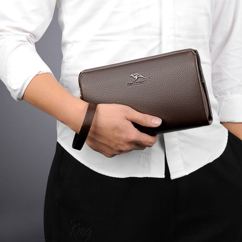 New Style Men's Clutch Zipper Wallet