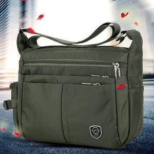 Lightweight Waterproof Multiple Pockets Crossbody Bag