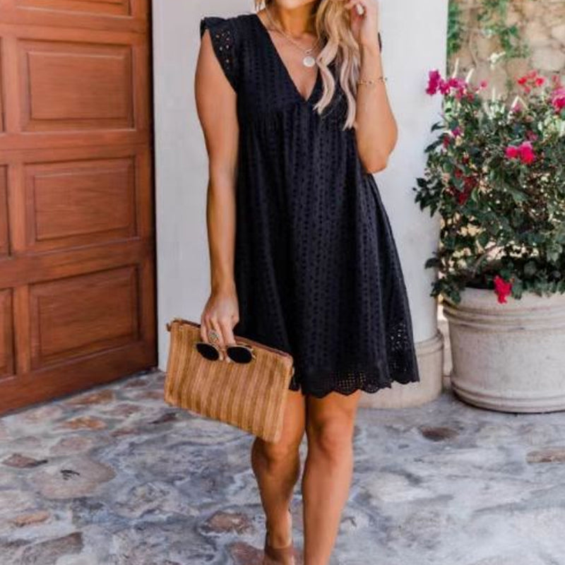 California Lace Dress Romper