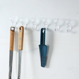 😍Multifunctional Transparent 6 Hooks