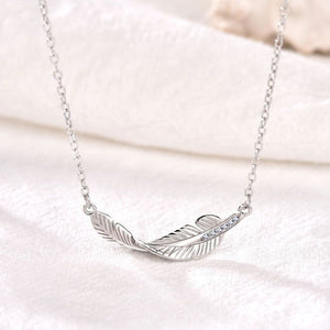 Guardian Angel Feather Necklace