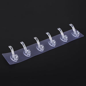 😍Multifunctional Transparent 6 Hooks