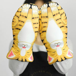 Cat Paw Oven Mitts