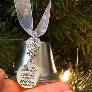 🎄Christmas ornaments angel wings bell-memorial christmas gift🎅