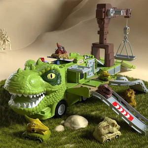 🦖Dinosaur Transforming Engineering Truck Track Toy Set(Free Shipping🎉)