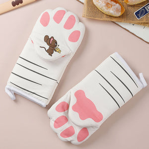 Cat Paw Oven Mitts