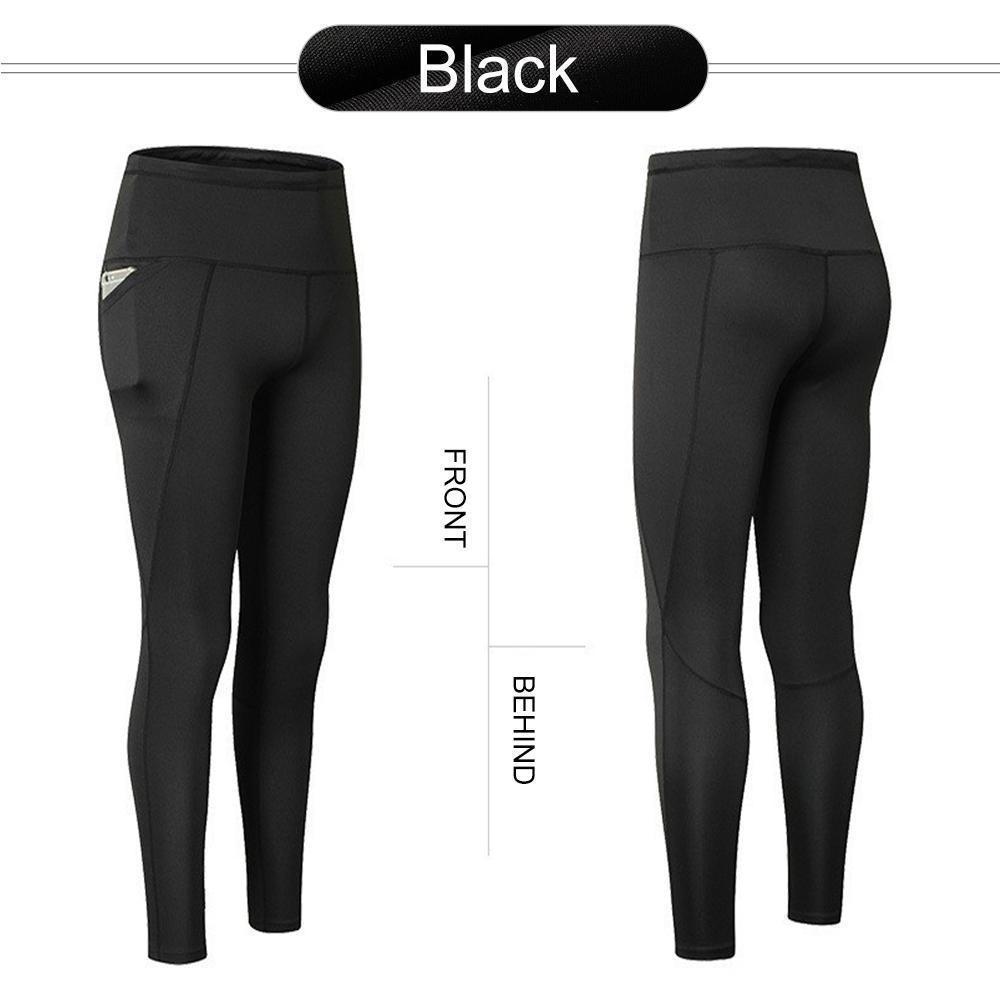 High Waist Yoga Pants with Telescopic Drawstring