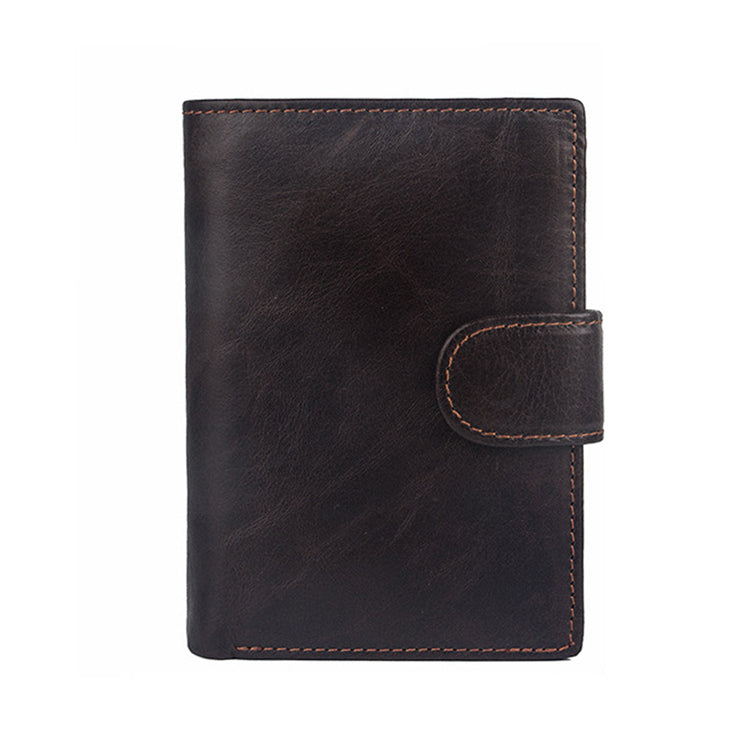 Multi-slot Trifold PU Leather Vintage Wallet