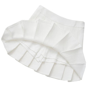 High Waist Pleated Skirt